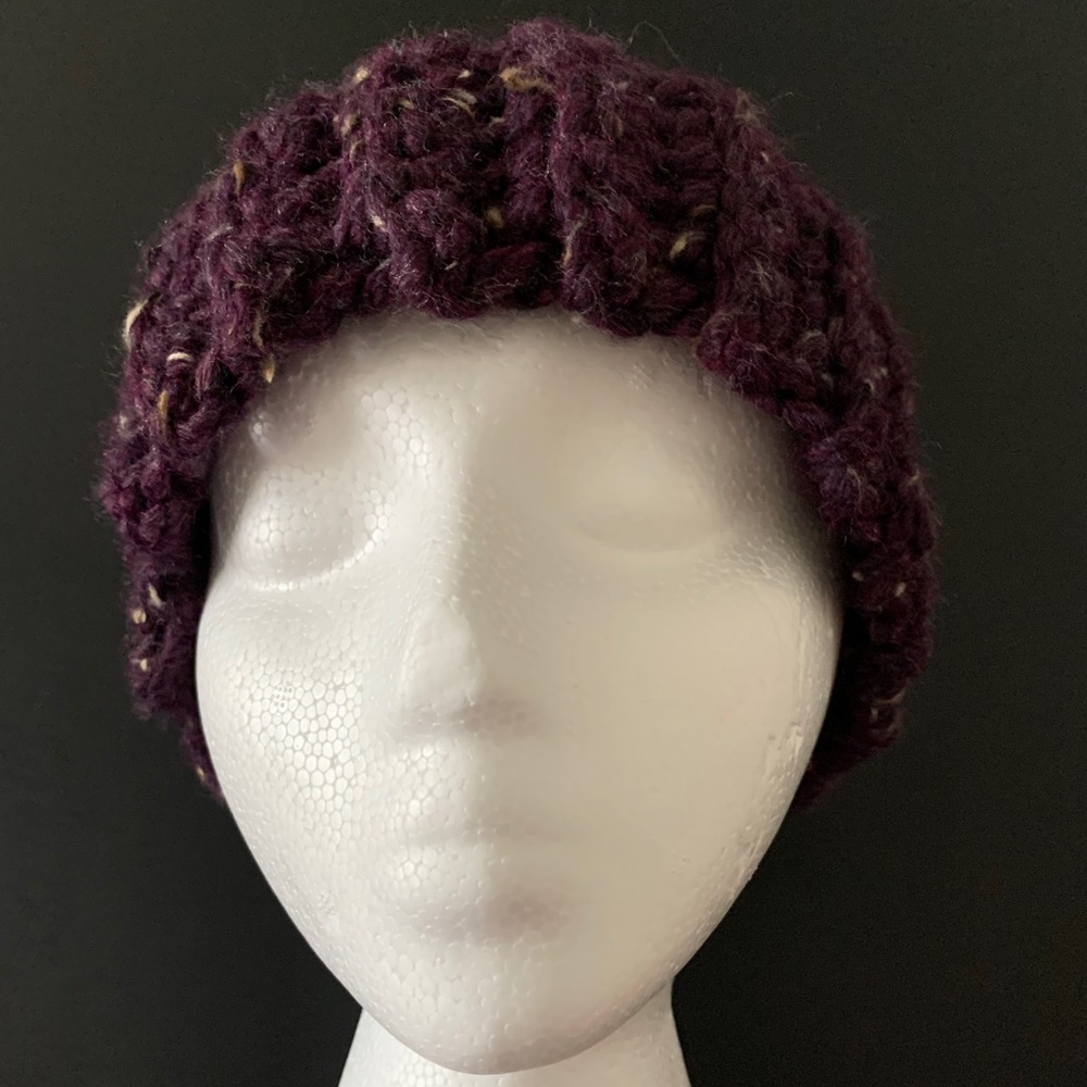 Handmade wool blend beautiful beanie